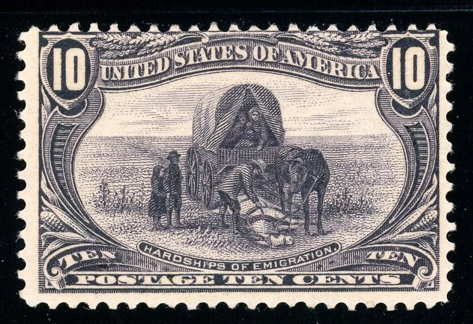 USAstamps Unused FVF US 1898 Trans-Mississippi Hardships Scott 290 OG MHR - Image 1 of 2