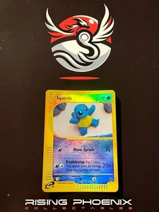 Rising Phoenix Pokemon - Squirtle 131/165 Expedition Holo Reverse Exc Eng #2457 - Imagen 1 de 10