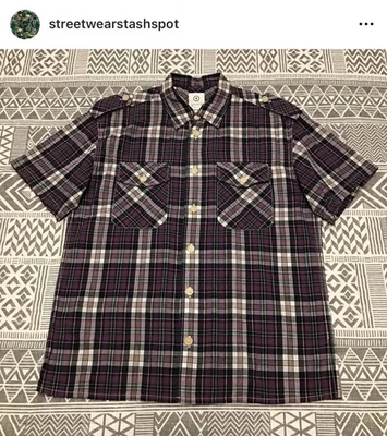 Visvim Plaid Button Up Tee Shirt Size Medium - Image 1 of 4