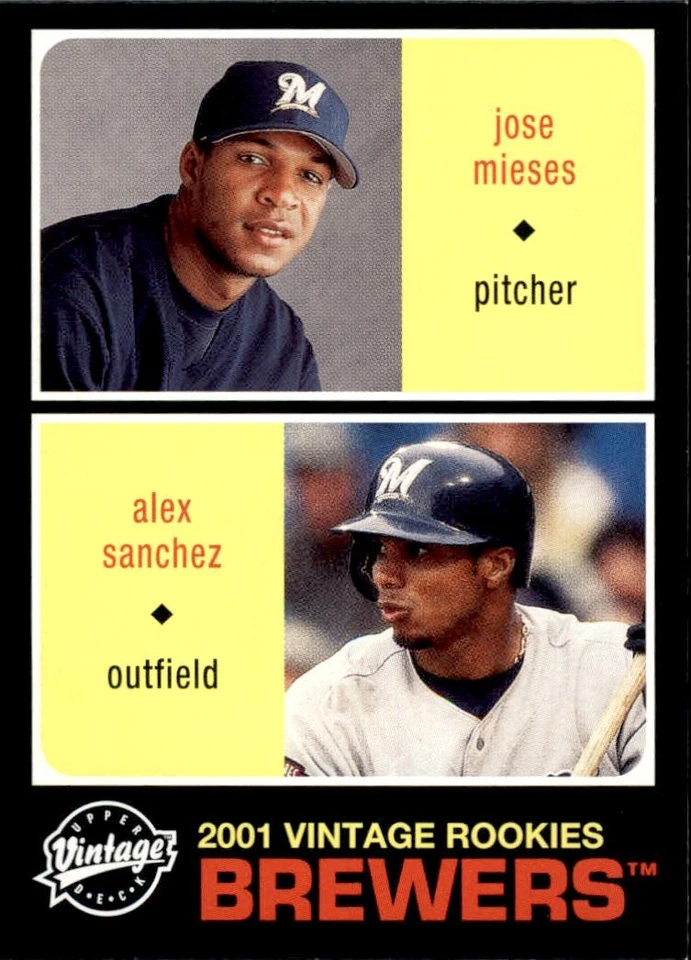 2002 Upper Deck Vintage #152 Jose Mieses / Alex Sanchez - Image 1 of 2