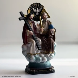 Statua in resina della Santissima Trinità - Statuina cattolica 9" | Santisima Trinidad - Foto 1 di 5