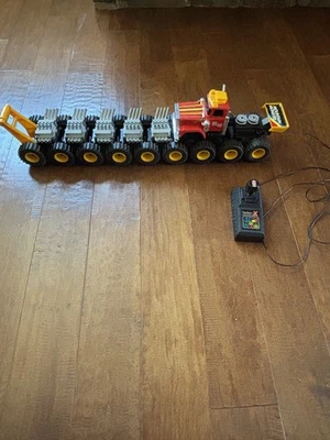 1980s Vtg OUTRAGEOUS MACHINES Hong Kong Turbo -X 18x18 RC Semi Truck. WORKS  - Image 1 of 4
