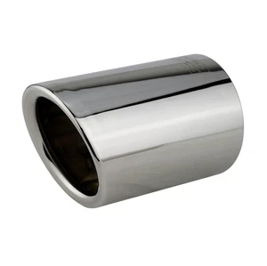 1 Auspuffblende Edelstahl  für VW Golf 6 7 Polo 6R Audi A1 A3 Auspuff Blende - Bild 1 von 5