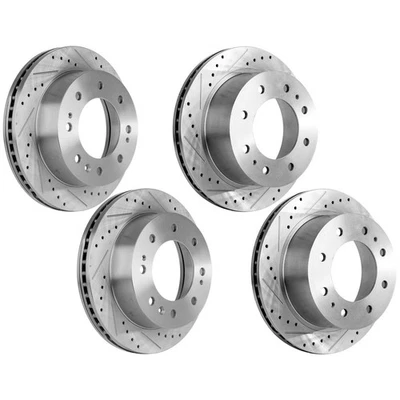 Front & Rear Brake Disc Rotors for Chevy Chevrolet Silverado 2500 HD Heavy Duty - Image 1 of 4