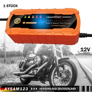 Intelligente Batterie Ladegerät Impuls Reparatur KFZ Auto Motorrad 12V - Bild 1 von 8