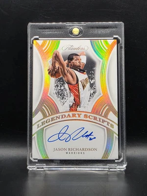 2024 Panini Flawless Jason Richardson Legendary Scripts Gold Auto /10 Warriors - Image 1 of 2