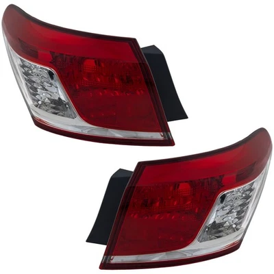 Juego de 2 luces traseras para Lexus ES350 2010-2012 LH y RH lentes transparentes y rojas Foto 1 de 4
