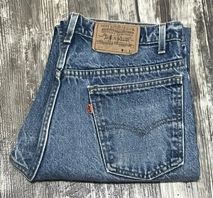 Vintage Levi’s 517 Jeans Blue Denim 20517-0217 Orange Tab USA Made 36x31 - Picture 1 of 13