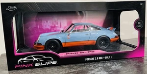 2025 Jada Pink Slips 1:18 Gulf Oil Blue Porsche 2.8 RSR - Gulf 1  - Picture 1 of 5