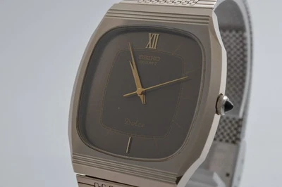 Vintage [NEAR MINT] SEIKO Dolce 5931-5450 Gold Tank Quartz Mens Watch From JAPAN - Image 1 of 4