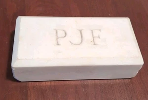 PJF Carved Marble Doorstop Antique American Victorian Architectural 19th Century - Picture 1 of 10