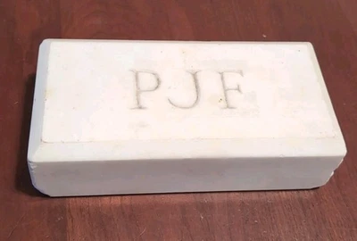 PJF Carved Marble Doorstop Antique American Victorian Architectural 19th Century - Image 1 of 4