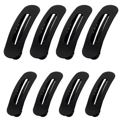 8 Pcs Flat Hair Claw Clips Alligator Hair Barrettes Duck Bill Hair Clips Side... - Image 1 of 4