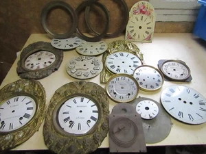 lot de facades et de cadrans d horloge comtoise - Imagen 1 de 9