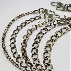 Bolso de metal correa de cadena antigua-oro correa de hombro bolso mango bolso - Imagen 1 de 11