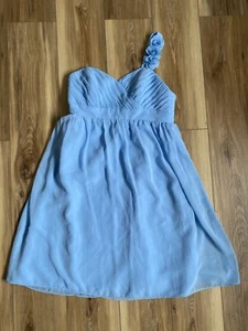 Alfred Angelo Women's Blue One Shoulder Bridesmaid's Dress Size 12 - Picture 1 of 6