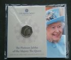 2022 Platinum Jubilee HM Queen BU 50p Coin Pack Brilliant Uncirculated  
