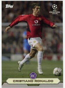 Cristiano Ronaldo RC Lost Rookie Topps Champions League - Man United *Mint*