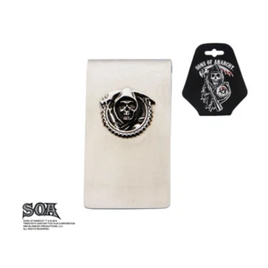 Sons of Anarchy Reaper Logo Edelstahl Geldklammer - Bild 1 von 2