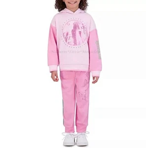 Wicked Girls Sweatshirt Hoodie Shirt Jogger Pants Set size 4-12 Glinda Movie NWT - Picture 1 of 8