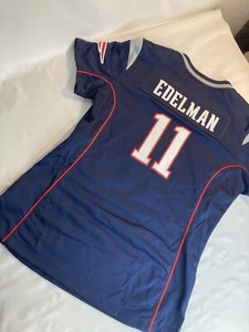 New England Patriots Julian Edelman #11 Nike NFL Women's Blue Home Jersey M - Picture 1 of 5
