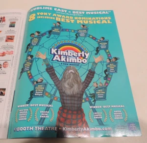 Kimberly Akimbo 2023 Original Mint Print Ad Broadway Booth Theatre - Bild 1 von 1