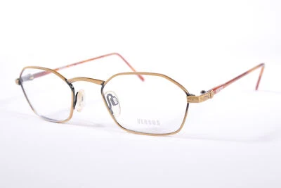 Versus by Versace F51 JV296 Bronce/Marrón Irregular Borde Completo De Colección Para Hombre Nuevo Gl Foto 1 de 4