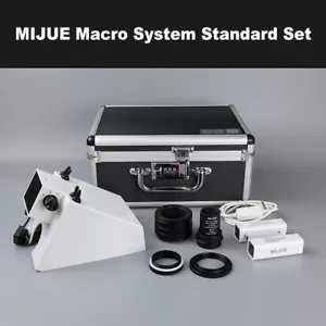 MIJUE 30mm F11 0.4-4X Macro Lens+4FLT Video Flash Light Canon Nikon Sony M4/3 - Picture 1 of 6