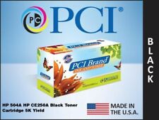  PCI Brand® HP 504A CE250A Black Toner Cartridge Replacement