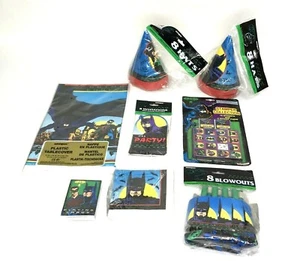 Batman Forever Birthday Party Favors Lot Val Kilmer Jim Carrey Vintage 1995 New - Picture 1 of 12