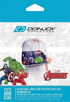 NUEVO DonJoy Marvel Avengers YOUTH Brazo Ajustable Eslinga con Clip de Liberación Foto 1 de 4