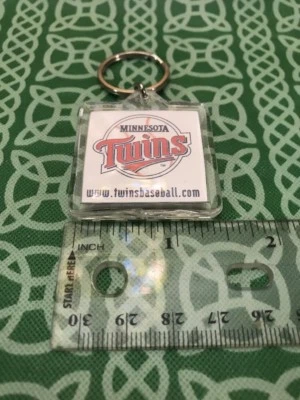 Vintage Minnesota Twins AMC Movie Watcher Acrylic Keychain FREE SHIPPING - Image 1 of 4