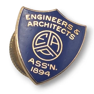 Vintage Engineers & Architects Association 1894 EAA Labor Union Member Anstecknadel - Bild 1 von 7