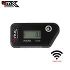 4MX Black Wireless Motorcycle Engine Hour Meter to fit Kawasaki ZR-7S