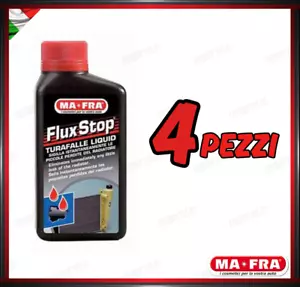 X4 MAFRA - FLUX STOP LIQUIDO TURAFALLE PER RADIATORI 250ML ELIMINA PERDITE RADIA - Imagen 1 de 4