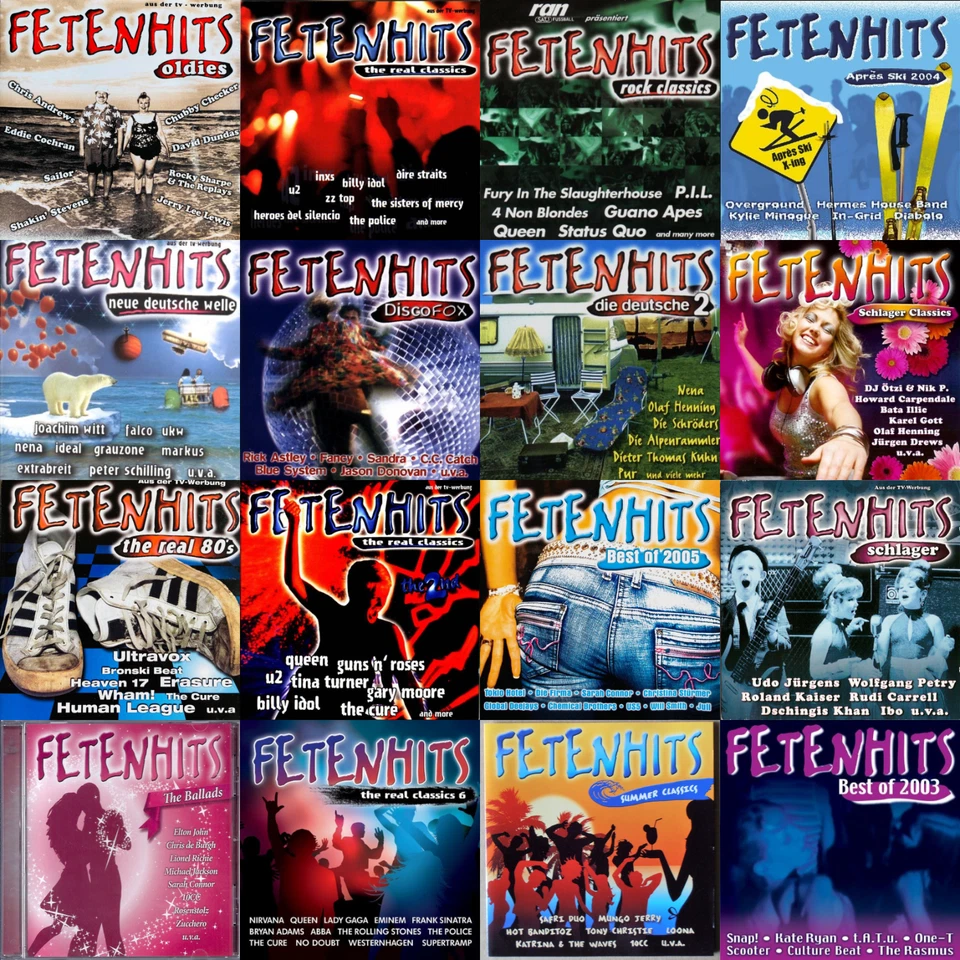 Fetenhits Sammlung Große Auswahl der verschiedenen Sampler, Partylieder, Genres  - Bild 1 von 1