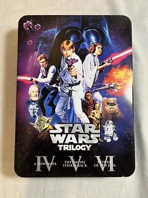 Star Wars Original Trilogy DVD Collectible Tin ***Super Rare OOP**** Limited Ed - Image 1 of 4