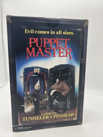 Neca Puppet Master Ultimate Tunneler & Pinhead Action Figure Cover