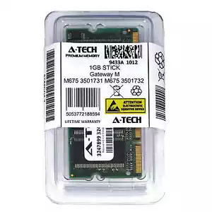 1GB SODIMM Gateway M675 3501731 3501732 3501765 3501840 3501841 Ram Memory - Picture 1 of 1