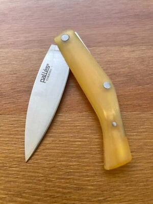 Navaja de Bolsillo Navaja 3.14" Pallés Acero al Carbono Hoja Mango ABS Junta Deslizante Bloqueo Foto 1 de 4