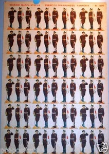sd 09 SOLDATINI DI CARTA - Marca Stella - N°106 Esercito giapponese FANTERIA - Foto 1 di 1