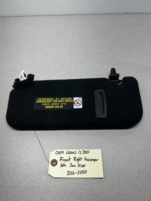 LEXUS IS300 PARASOL LADO PASAJERO DELANTERO DERECHO OEM 2016-2020 Foto 1 de 4