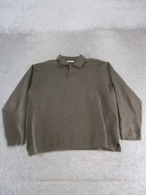 Рубашка мужская Zara большая коричневая вязаная * - Изображение 1 из 4