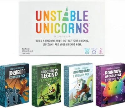 Unstable Unicorns Card Game Build A Unicorn Army & Betray Your Friends!Ages 14+ - Image 1 of 4
