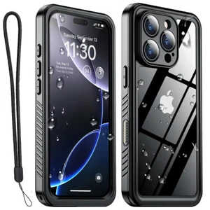 Für iPhone 16 Pro Max 15 Plus 16 Stoßfeste Hülle Wasserdicht Robust Full Cover - Bild 1 von 93