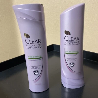 Set Clear Scalp & Hair Therapy Strong Lengths Shampoo & Conditioner 12.9 12.7 oz - Image 1 of 2