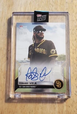 2022 Topps Now Road to Opening Day #OD-421A Fernando Tatis Jr Autograph #38/99 - Image 1 of 2