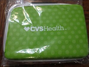 CVS Health Soft Sided Small Travel Bag Empty First Aid Kit Case Handle 1 Zipper