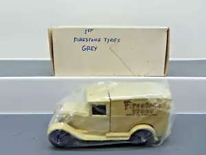 Dinky 28 Series Delivery Van Firestone Tyres White Metal Replica - New in Box - Picture 1 of 7