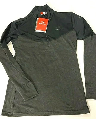 130 美元 Eider Tignes 1/2 拉链男式 S 码全新带标签套衫底层保湿芯灰色 — 第 1/4 张图片